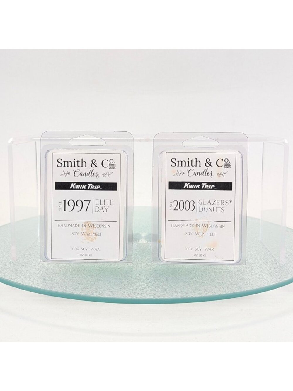 Kwik Trip Wax Melts Smith & Co Candles 3oz Lot 2 Elite Day Donuts Scents